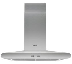 HOTPOINT PHC7.7FLBIX Chimney Cooker Hood - Stainless Steel